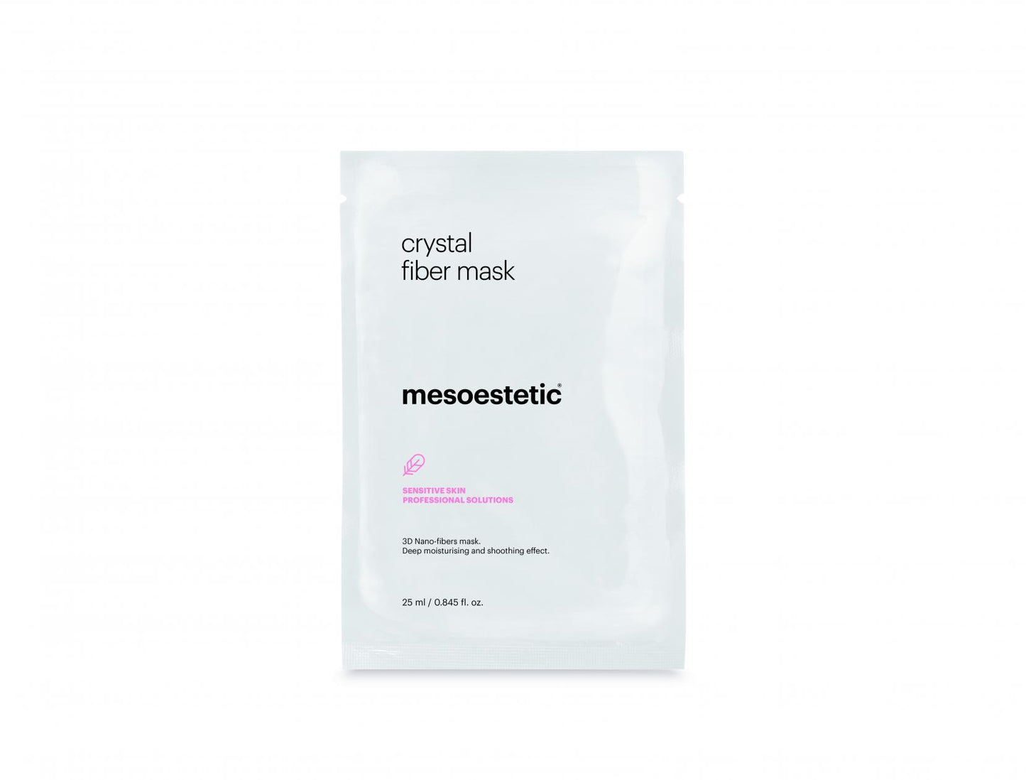 Post-peel crystal fiber mask