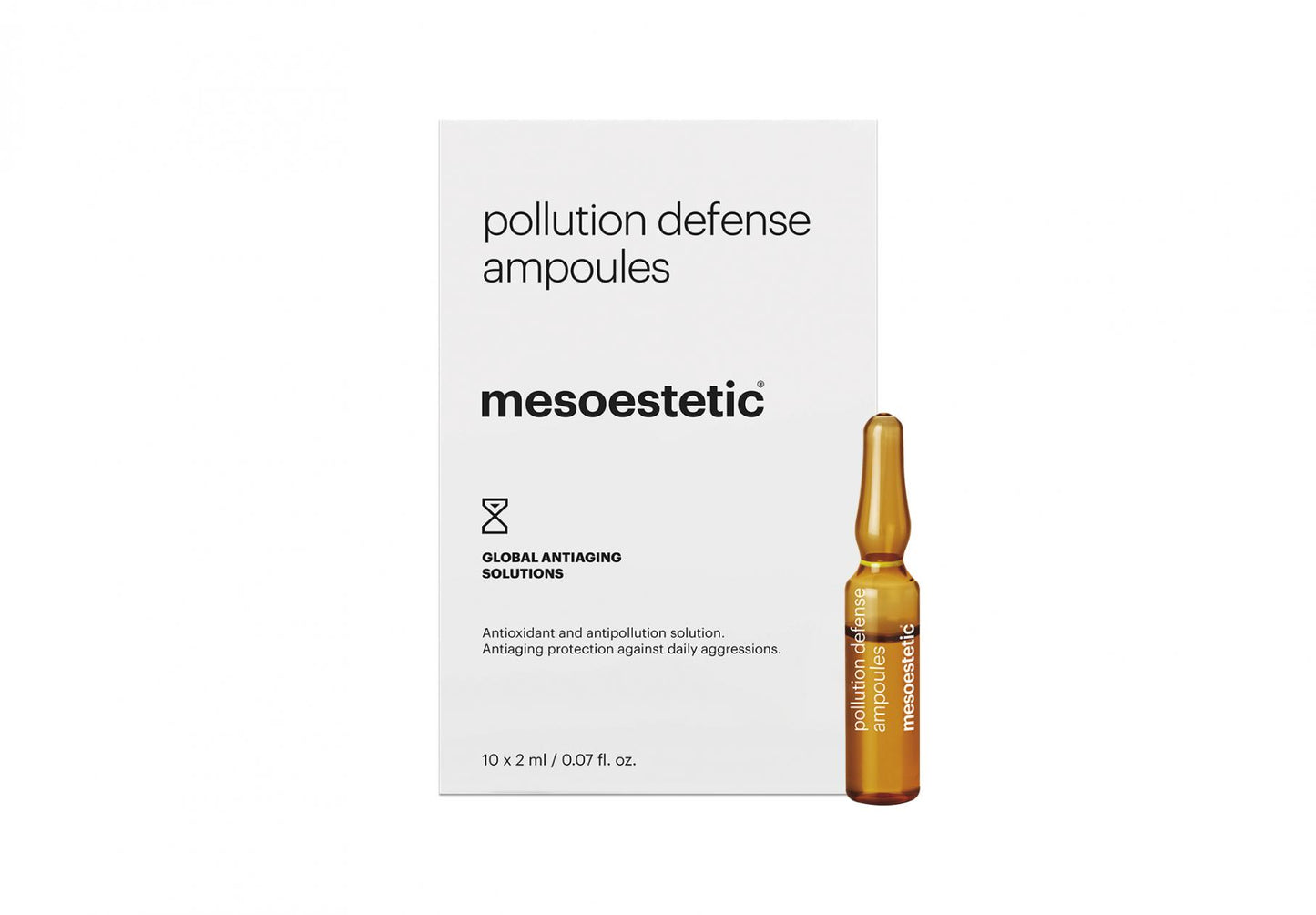 Pollution defense ampoules