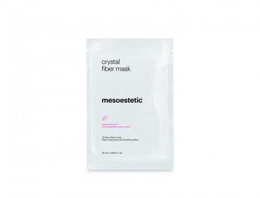 Post-peel crystal fiber mask