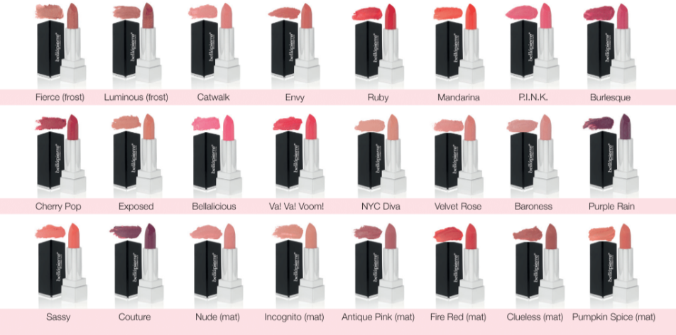 BP Mineral lipsticks